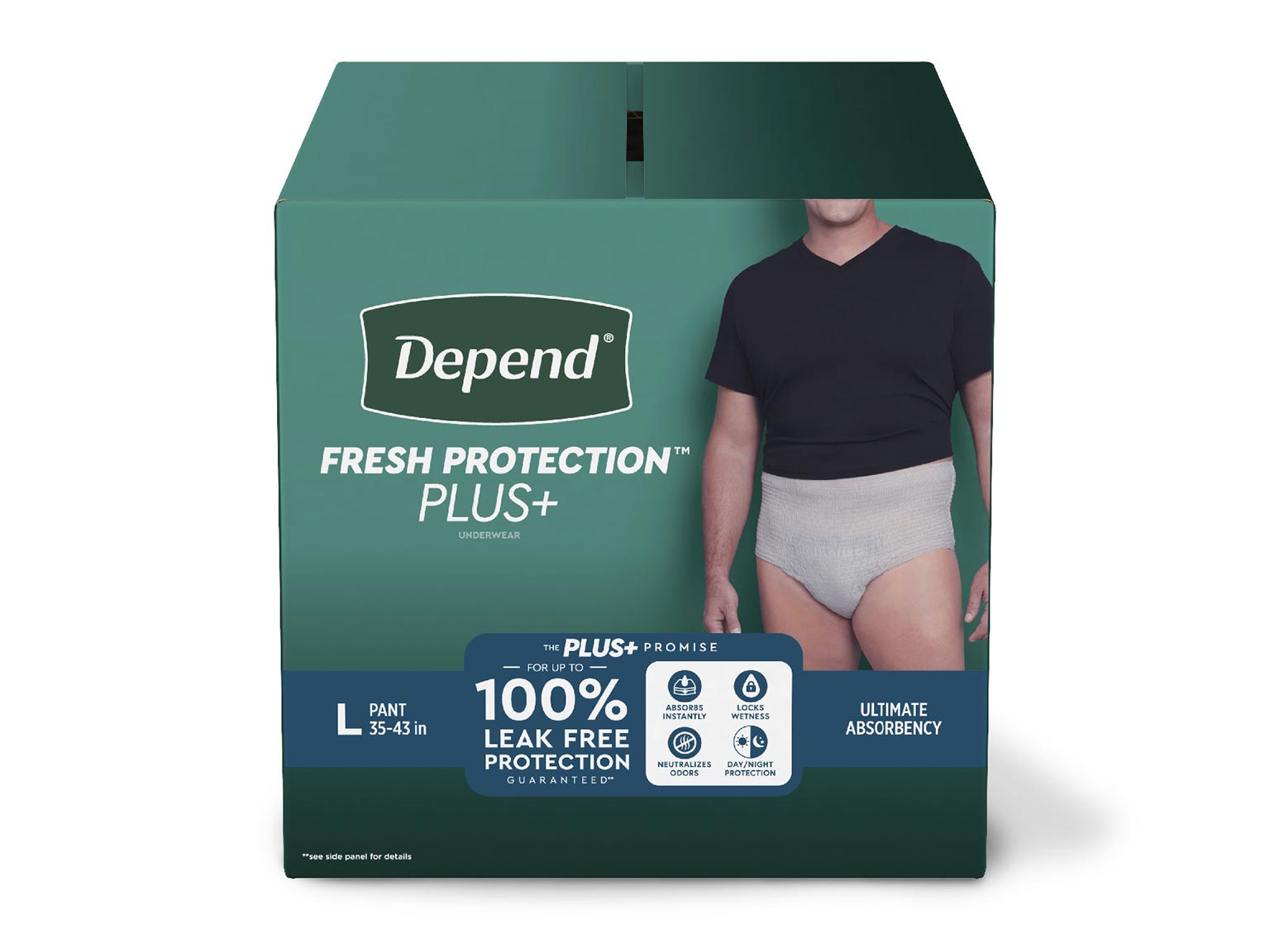Depend Fit-Flex Maximum Absorbency Underwear for Men, 92 ct. S/M