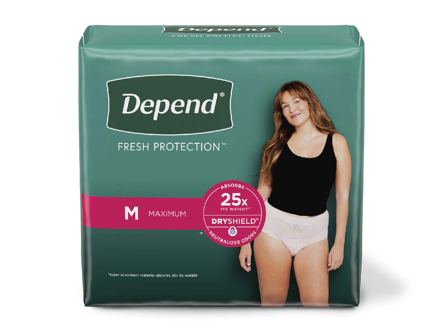 Depend Disposable Underwear Female Pull On with Tear Away Seams 