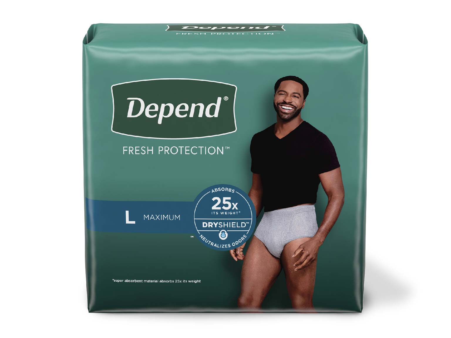 Depend Protection Plus Ultimate Underwear for Men X-Large - 80 Count 