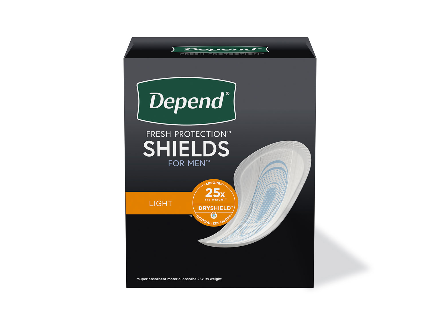 Shields, Incontinence Pads for Men