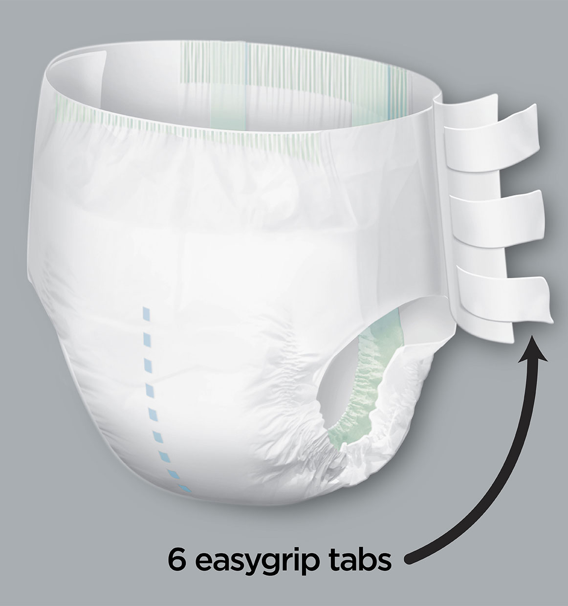 Breathable Adult Diaper Briefs with Tabs for  