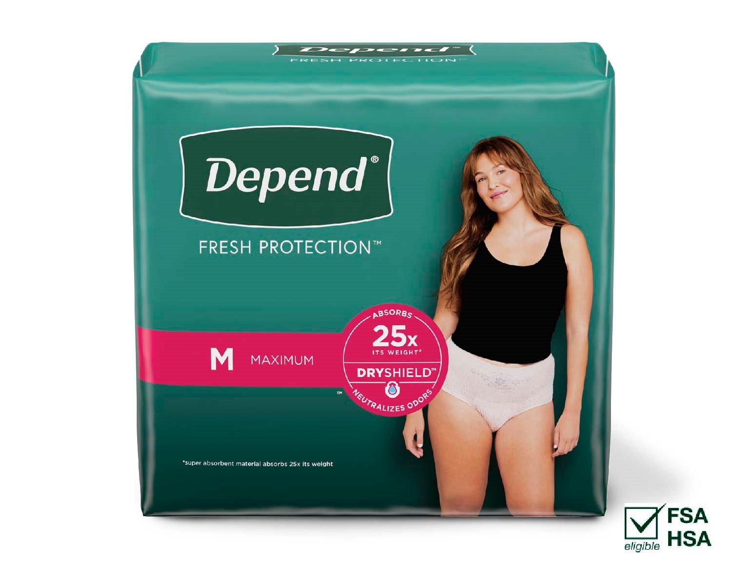 Depend® Incontinence Fresh Protection™ Underwear for Women