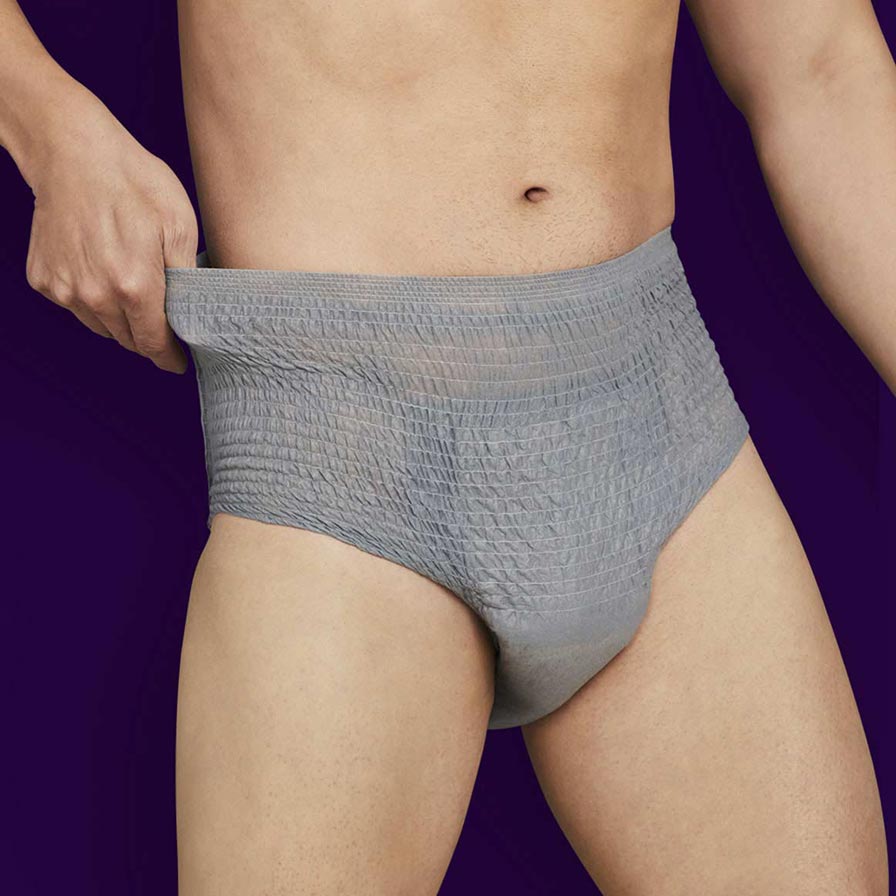 Save on Depend Men's Fresh Protection Incontinence Underwear Maximum Gray L  Order Online Delivery