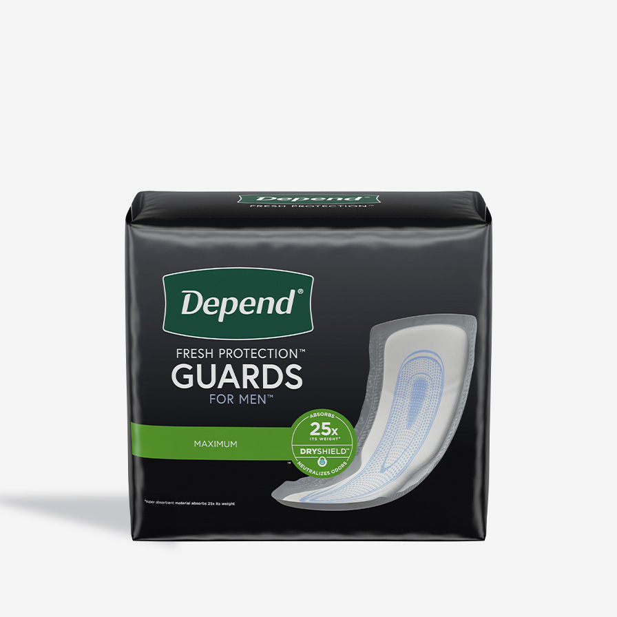 Depend Incontinence Shields/bladder Control Pads For Men - Light